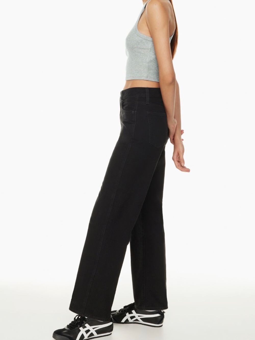 Aritzia Sunday Best Juniper 90s Loose Black Wide-Leg Jeans - Picture 3 of 13